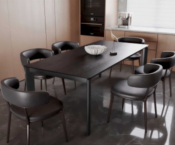 Modern Dining Table And Chairs-ID:601506957
