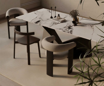 Modern Dining Table And Chairs-ID:416268112