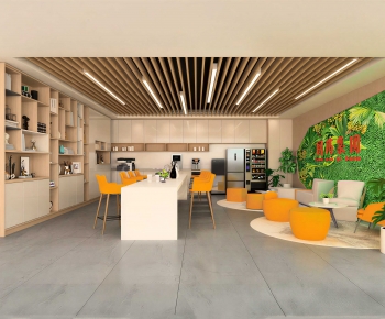Modern Office Tea Room-ID:120670816