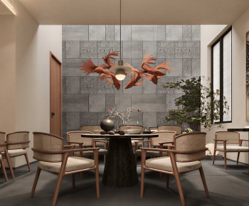 New Chinese Style Dining Room-ID:530085098