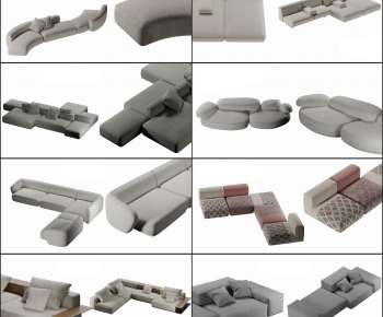 Modern Sofa Combination-ID:428322086