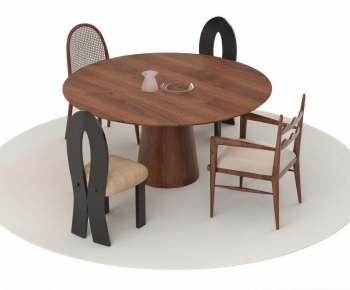 Modern Dining Table And Chairs-ID:757369041