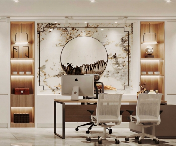 New Chinese Style Manager's Office-ID:477850423
