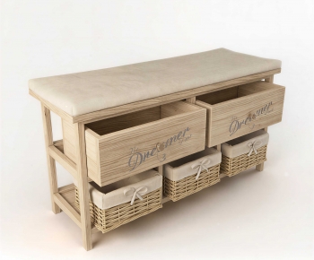 Nordic Style Stool For Changing Shoes-ID:189719216