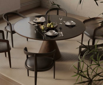 Modern Dining Table And Chairs-ID:444334986