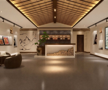New Chinese Style Reception Area-ID:669008977