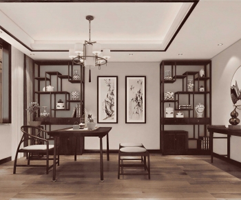 New Chinese Style Study Space-ID:755096914