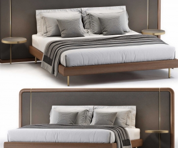 Modern Double Bed-ID:975958113