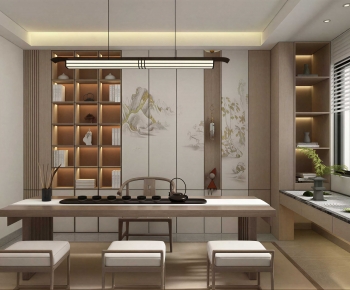 New Chinese Style Tea House-ID:525373943