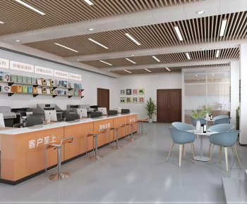 Modern Office Reception Desk-ID:304033994
