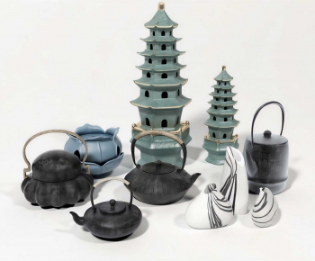 New Chinese Style Tea Set-ID:732474093