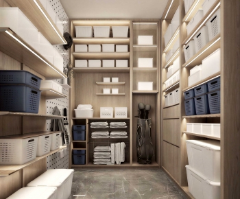 Modern Clothes Storage Area-ID:337150106