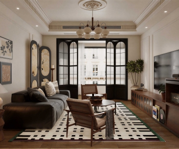 French Style A Living Room-ID:876142024