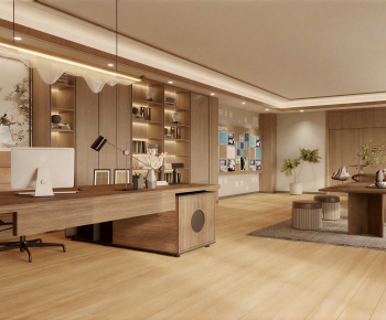 New Chinese Style Manager's Office-ID:607871062