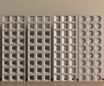 Modern Cement Brick Screen Partition-ID:522592073
