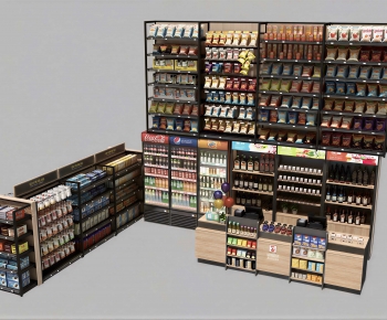 Modern Supermarket Shelf-ID:565887939