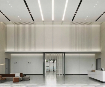 Modern Office Reception Desk-ID:974152097