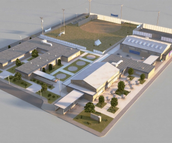 Modern Architectural Bird's-eye View Planning-ID:779156925