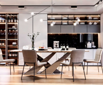 Modern Dining Room-ID:744283913