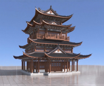 Chinese Style Ancient Architectural Buildings-ID:467777979