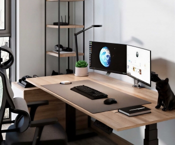 Modern Computer Desk-ID:476257099