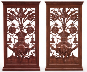 New Chinese Style Wooden Screen Partition-ID:857584009
