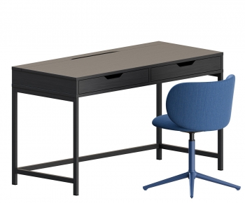 Modern Computer Desk And Chair-ID:522831927