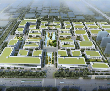 Modern Architectural Bird's-eye View Planning-ID:478751908