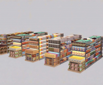 Modern Supermarket Shelf-ID:875221974