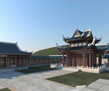 Chinese Style Building Appearance-ID:842890026
