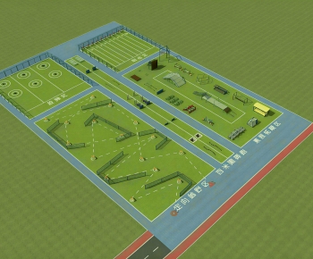 Modern Architectural Bird's-eye View Planning-ID:367774964