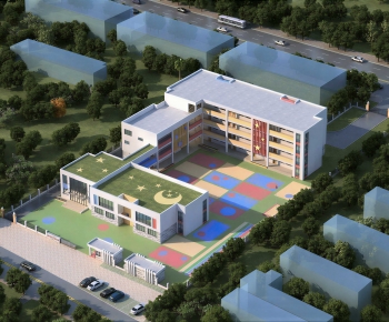 Modern Architectural Bird's-eye View Planning-ID:577778106