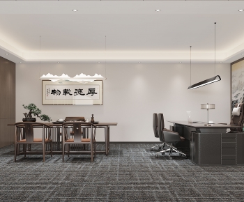 New Chinese Style Manager's Office-ID:779464014