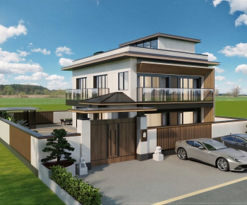 Modern Detached Villa-ID:581983099