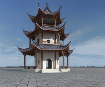 Chinese Style Ancient Architectural Buildings-ID:139353991