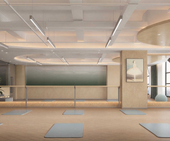 Modern Yoga Room-ID:809442042