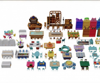 Modern Children's Table/chair-ID:550600055