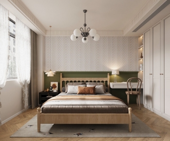 French Style Bedroom-ID:738410928