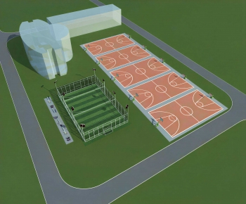 Modern Architectural Bird's-eye View Planning-ID:488220931