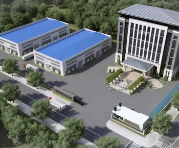 Modern Architectural Bird's-eye View Planning-ID:179718021