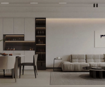 Modern A Living Room-ID:797426941