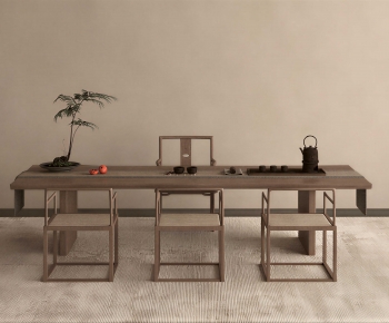 New Chinese Style Tea Tables And Chairs-ID:625368123