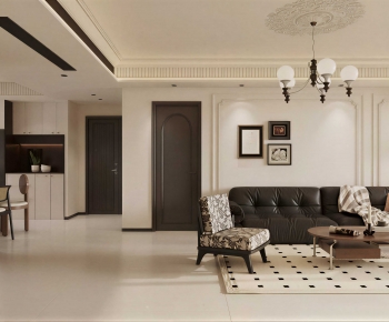 French Style A Living Room-ID:632090096