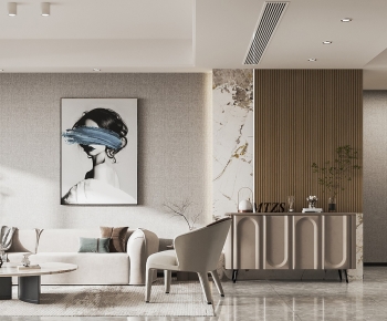 Modern A Living Room-ID:494163042