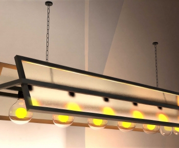Industrial Style Long Chandelier-ID:313311105