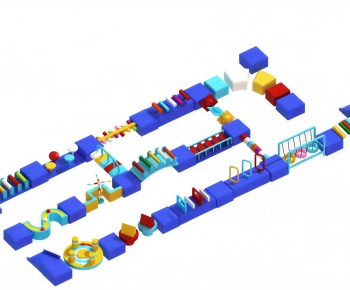 Modern Equipment For Children-ID:966692927