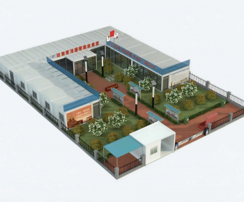 Modern Industrial Building-ID:302014113