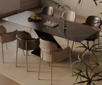 Modern Dining Table And Chairs-ID:162789116