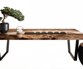 New Chinese Style Tea Tables And Chairs-ID:930329087