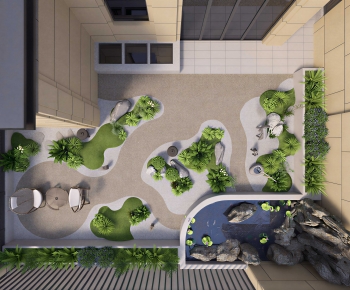 Japanese Style Courtyard/landscape-ID:425385001